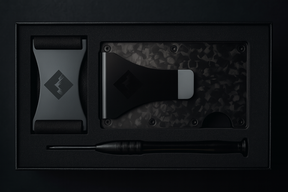 BILLETERA RIFT® Black Carbono - blindaje RFID anti clonación