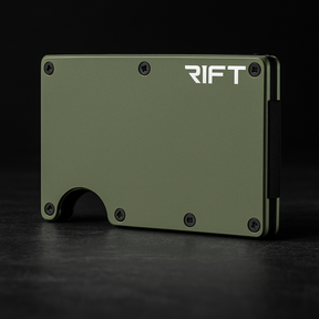 BILLETERA RIFT® Green Army - blindaje RFID anti clonación