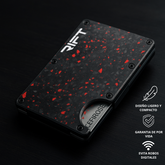 BILLETERA RIFT® Ruby  carbono - blindaje RFID anti clonación